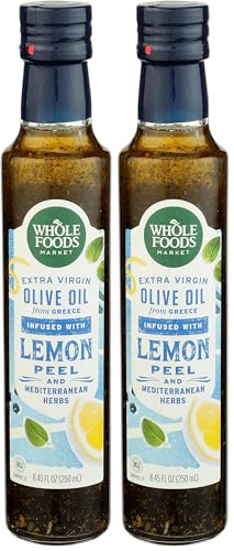 Whole Foods Market, Extra Virgin Olive Oil, Greek Infused with Lemon & Mediterranean Herbs, 8.45 Fl Oz (Pack of 2) image 5