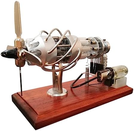 Amazon.com: 16-Cylinder Swash Plate Butane-Powered Stirling Engine ...