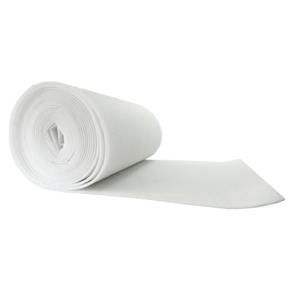 Filtermatte G2 weiß, 10mm dick, 1x1m, 1x2m, 1x3m, Filtervlies für Lüftungsanlagen & Industrieanlagen