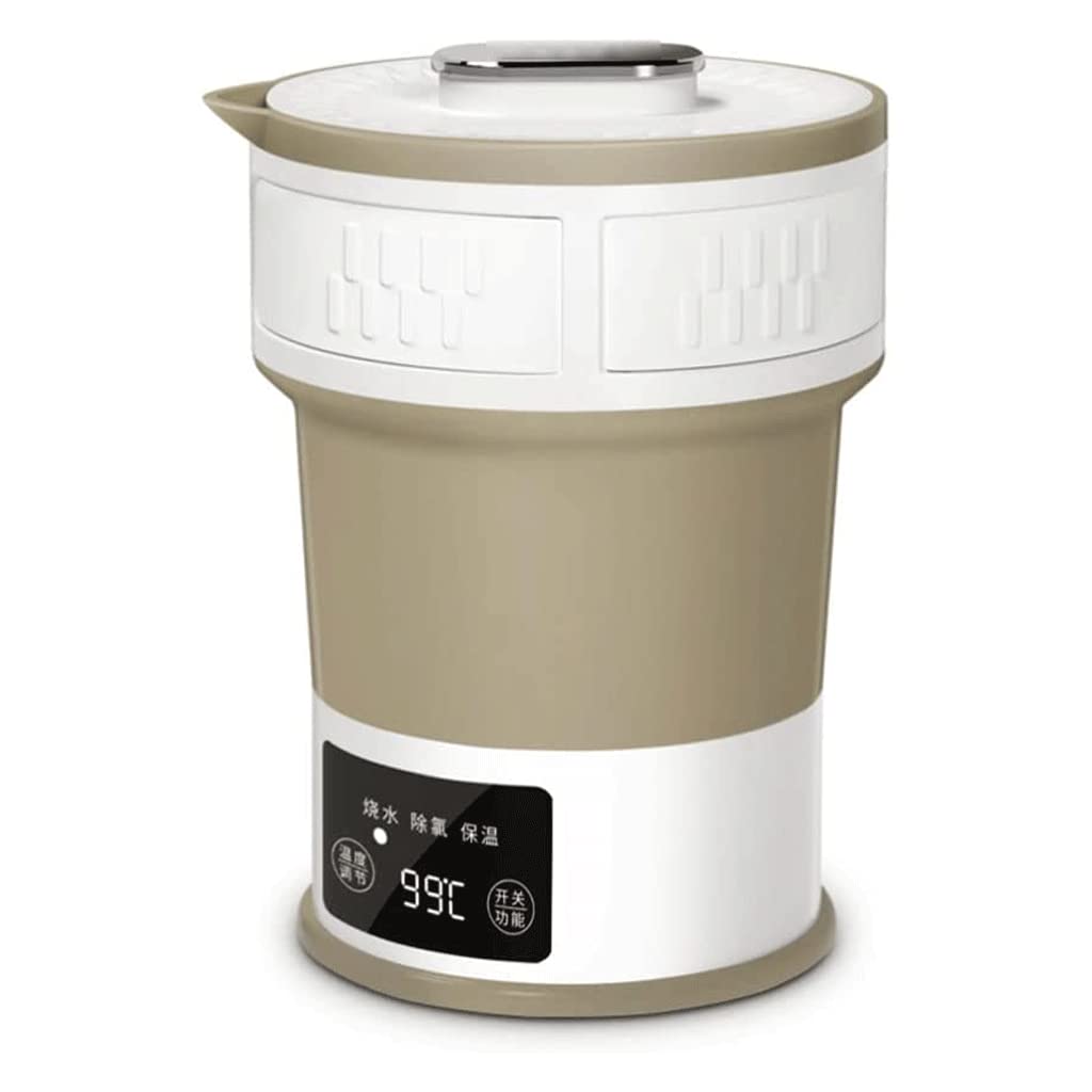 Bouilloire électrique portable rétractable en inox pour le camping et hôtel