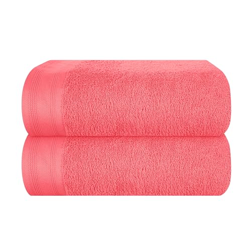 MALLONI HOME Baumwolle 2er-Pack übergroße Badetücher 100 x 150 cm,...