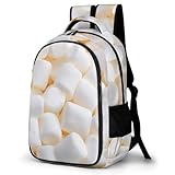 HYDJLXA Marshmallow Backpack Large Capacity Lightweight Backpack Laptop Backpack For Unisex
