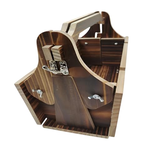 [Mokcoliy]【Portable Folding Camping Table & Storage Basket】2-in-1 Collapsible Wooden Picnic Desk with Detachable Wine Rack, Outdoor Gift for s/Hikers, Solid Wood Design for Backyard/Beach/Wine F