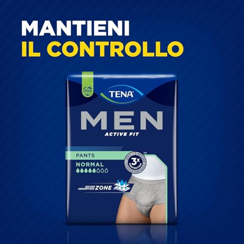 TENA MEN Boxer assorbenti Pants Normal per perdite urin...
