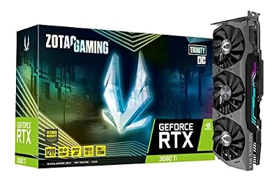 ZOTAC Gaming GeForce RTX™ 3080 Ti Trinity OC 12GB GDDR6X 384-bit 19 Gbps PCIE 4.0 Gaming Graphics Card, IceStorm 2.0 Advanced Cooling, Spectra 2.0 RGB Lighting, ZT-A30810J-10P