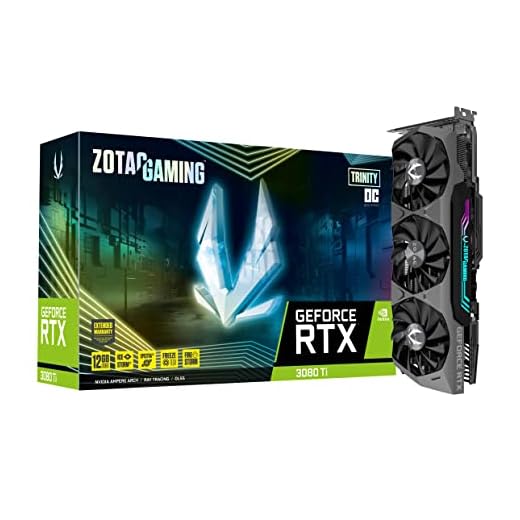 ZOTAC Gaming GeForce RTX™ 3080 Ti Trinity OC 12GB GDDR6X 384-bit 19 Gbps PCIE 4.0 Gaming Graphics Card, IceStorm 2.0 Advanced Cooling, Spectra 2.0 RGB Lighting, ZT-A30810J-10P