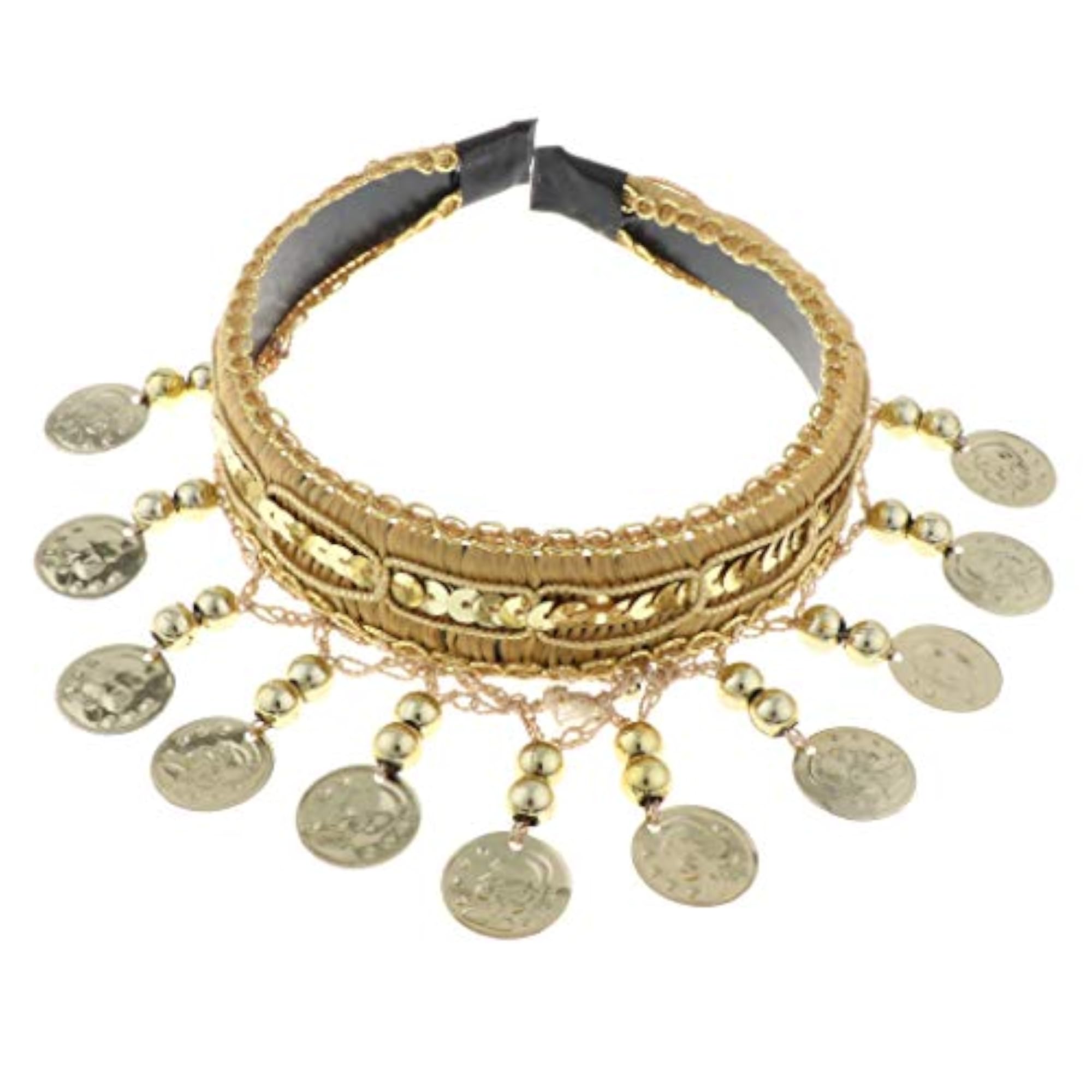 Belly Dance Tribal Coins Headband Jewelry for Festivals