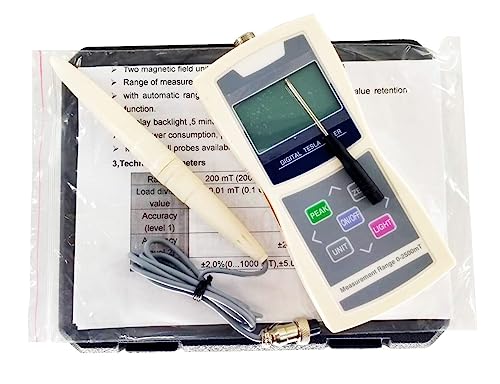 Medidor Tesla Gaussómetro para Campo Magnético Superficial miniatura 1