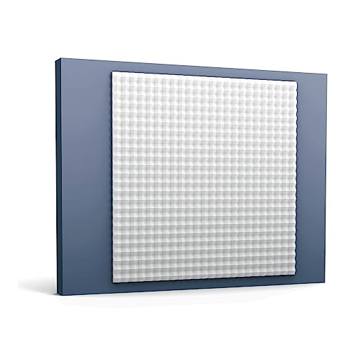 Paneles murales 3D W117 revestimiento modular de pared en formato de 100x100 cm 2