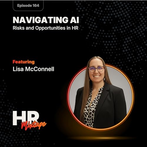 Navigating AI Risks and Opportunities in HR Podcast Por  arte de portada