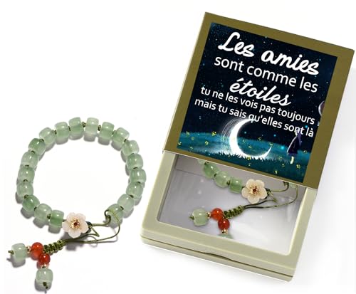 MKISHINE Geschenke für die beste Freundin + Dankeskarte + Geschenk + Box, Freund, Geburtstag, Geschenk, Freundin mit schöner Schachtel und kleiner Karte, Freundschaftsgeschenk für Frauen