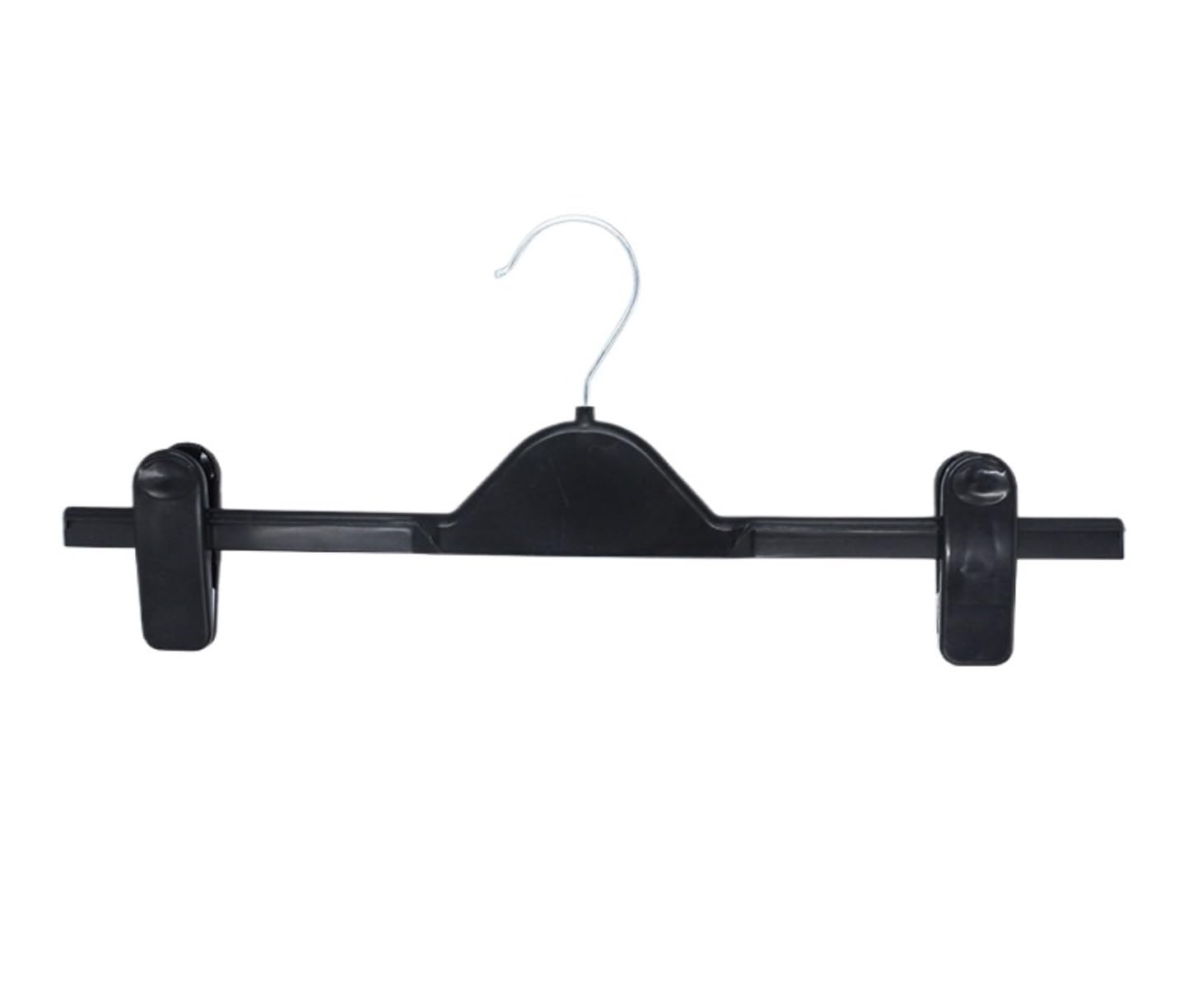 Perchas Ropa Paquete De 15 Perchas Plástico For Pantalones con Pinzas Grandes Antideslizantes Y Gancho Giratorio 360° Hangers(38cm)