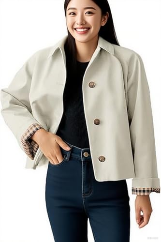 Womens lightweight jackets,2025coats for women short trench coats waterproof trench coat women