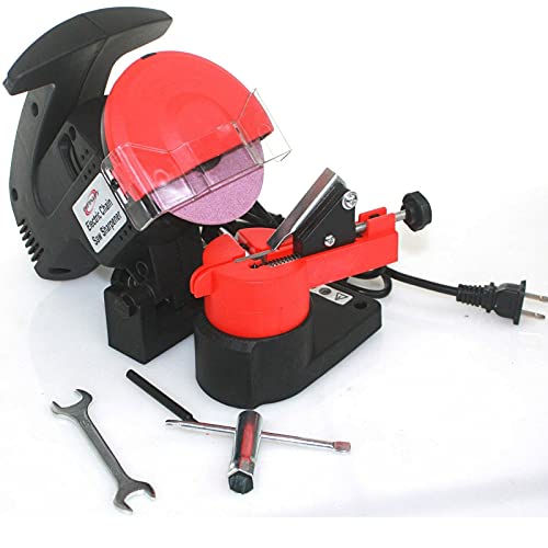 Portable Electric Chainsaw Sharpener Chain Blade Grinder Adjustable 7500 RPM HD NEW,Jikkolumlukka