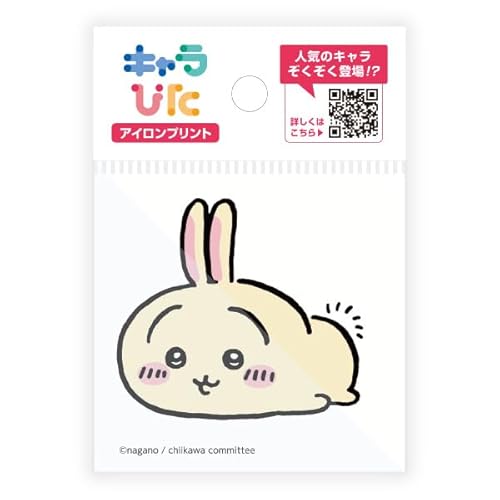 キャラぴた ちいかわ うさぎ アイロンプリントシート③ ミニ CK-A-202307-mi3 ミニサイズ 65×65mm 専用熱転写シート
