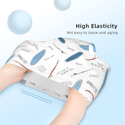 Blue Surfboards With The Words Girls' Underwear Soft Cotton Little Girls Panties Comfort Briefs4