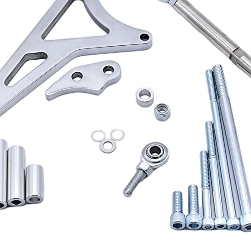 Homyl Acessórios de suporte de alternador, desempenho compatível, polido, serve para Ford 351 5,8L