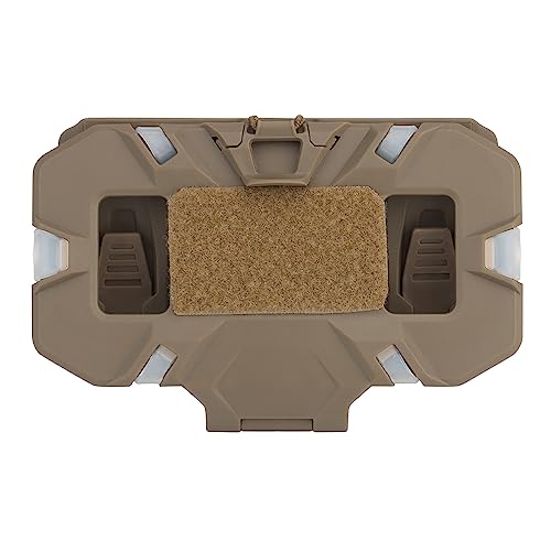 Chaleco táctico con soporte Molle para teléfono móvil en color bronceado 5