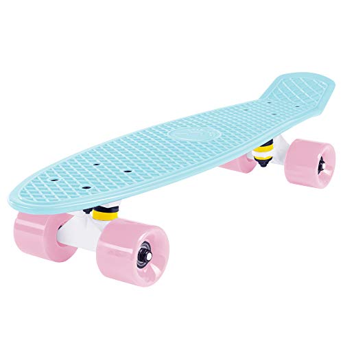 Cal 7 22.5" Complete Mini Cruiser Plastic Skateboard (Lily) - Thumbnail 3