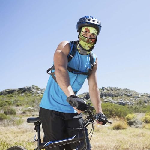 Balaclava de Dinosaurios para Hombres y Mujeres, Máscara Facial Antisolar Transpirable con Cobertura Total de la Cabeza para Senderismo, Ciclismo, Correr, Conducir miniatura 4