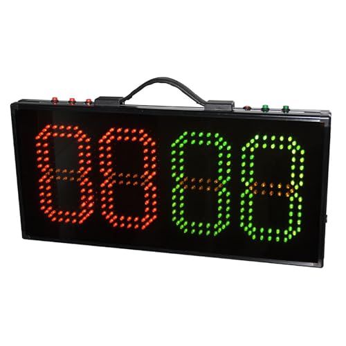 Placa LED para sustituciones de fútbol, un lado, rojo/verde