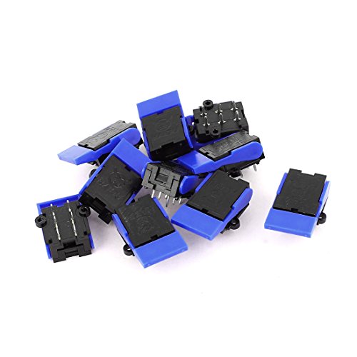 Aexit 10Pcs Telephone Spare Parts 6 Pins PCB Moun Off Hook Switch 60V 0.2A (1fa7cf99883cf3058f00c19d618379ca)