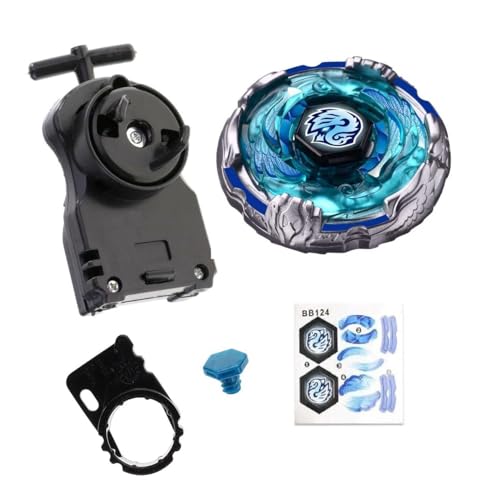 Image of Funstars Kreis Cygnus 145WD Metal Fusion Spinning Top with String Launcher Premium Battling Toy for Kids Durable Aluminium Alloy and Plastic Build Assembly Required(BB124)