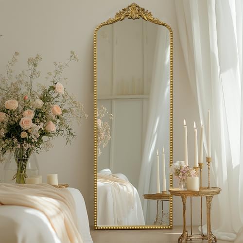 G-LEAF Vintage Baroque Full Length Floor Mirror 22"X65", Victoria...