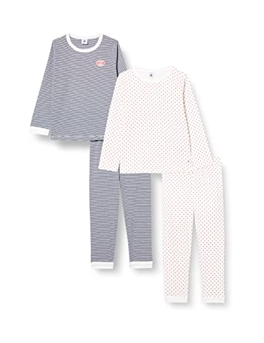 Preisvergleich Produktbild Petit Bateau Jungen A05XI Pyjamaset, Medieval / Marshmallow + Marshmallow / Stop, 2 ans