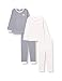 Produktbild Petit Bateau Jungen A05XI Pyjamaset, Medieval/Marshmallow + Marshmallow/Stop, 2 ans