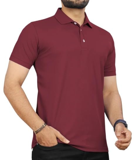 T-Shirt | T-Shirt for Men | Regular Fit Polo T Shirt for Men | Casual T Shirt for Men | Men's T Shirt | Men's T Shirts Stylish Latest | Half Sleeve T Shirt-picture-11