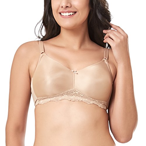 Image of Amante Every de Black Solid Non-Wired Non Padded Everyday Bra