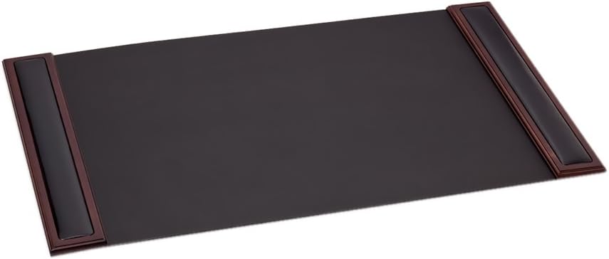 WalnutEdge Deluxe Desk Pad with Leather Side Rails
