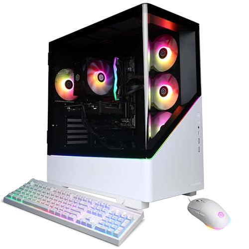 CyberPowerPC Gamer Xtreme VR Gaming PC, Intel Core i7-14700F 2.1GHz, GeForce RTX 5050 8GB, 16GB DDR5, 2TB PCIe 4.0 SSD, WiFi Ready & Windows 11 Home (GXiVR8800A3)