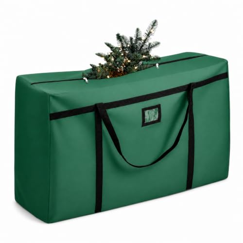 Image of Christmas Tree Storage Bag, Fits 4 /5 Ft Artificial Trees, Green