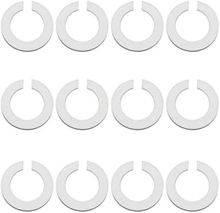TXErfolg E27 to E14 Lamp Shade Reducer Ring Converter White Plastic Lampshade Reducer for Lamp Holders Desk Lamps Ceiling Lamps 12 Pieces