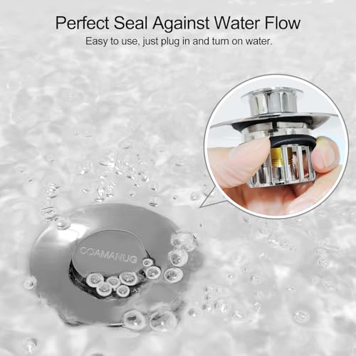 Coamanug Bathtub Stopper | Shower Drain Hair Catcher thumb #8