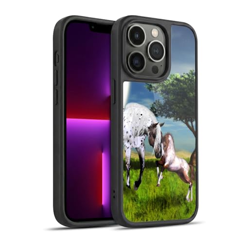 Coque iPhone 13 Pro Chevaux Simone Gatterwe - Protection Gel Renforcée