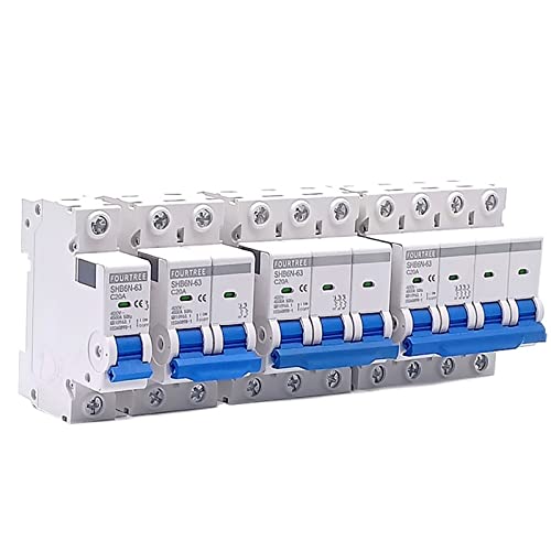 Mini disjoncteur 1 pôle Rail Din pour boîte de distribution électrique domestique - 2