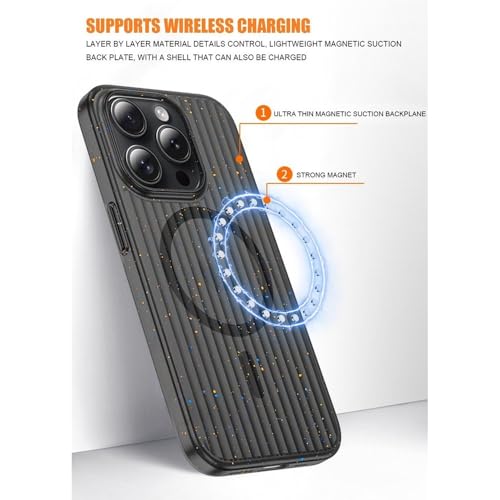 Coque magnétique premium pour iPhone 16 Pro Max mate et transparente - 2