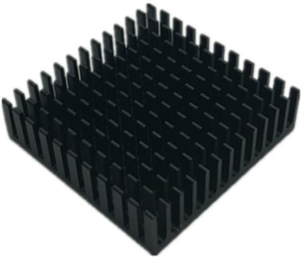 11pcs 22mm*22mm*10mm aluminum routing efficiency radiator heat sink washer video memory thermal block electronic cooling board (Color: white color)