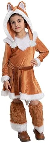 Miniatura 3 de Spooktacular Creations Disfraz de zorro de Halloween para niñas, disfraz de zorro infantil para disfraz de Halloween, fiesta temática de selva