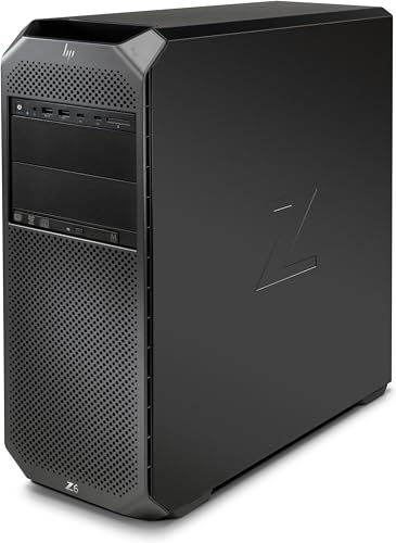 HP Z6 G4 Workstation - Xeon Silver 4110 (8 Core), Nvidia Quadro RTX A2000 6GB, 64GB ECC, 2TB PCIe Gen 4.0x4 NVMe, 12TB HDD, SD Card Reader, DVD-RW, GbE, Windows 11 Pro for Workstation (Renewed)