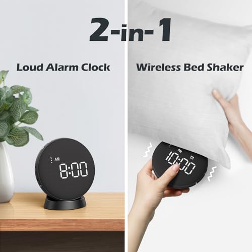 Reacher GX 2-In-1 Unified Loud Bed Shaker & Vibrating Alarm Clock thumb #1
