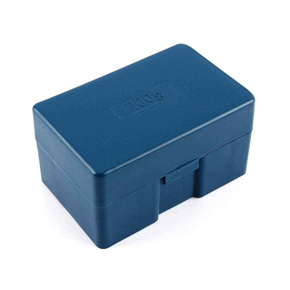Juego de Pesas de calibración 205 g Báscula de precesión Total Juego de Pesas de calibración de balanza 5 g 10 g 20 g * 2 50 g 100 g Gramos Pesas de calibración con Pinzas Estuche de plástico