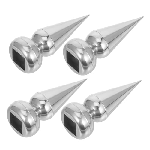 La mejor comparación de Remates , listamos los 10 mejores. 47 Sosoport - 4 piezas de remates de acero inoxidable con diseño cónico elegante, tapas decorativas para exteriores, para jardín, se adapta a tubos cuadrados, versátiles remates...