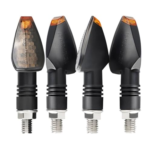 Feux clignotants moto orange compatibles avec Yamaha MT07 et Tmax 500 4PCS