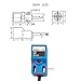 Haldzemo SN04-N2 NPN NC Inductive Proximity Sensor Normally Close Detection Approach Switch with SN Bracket (Blue, 4 Pack)