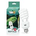 LUCKY HERP Reptile UVA UVB Lamp Bulb, 23W 5.0 UVB Light Reptile Kit, Terrarium & Vivarium UVB Fluorescent Light Bulb for Tortoise, Lizard, Bearded Dragon