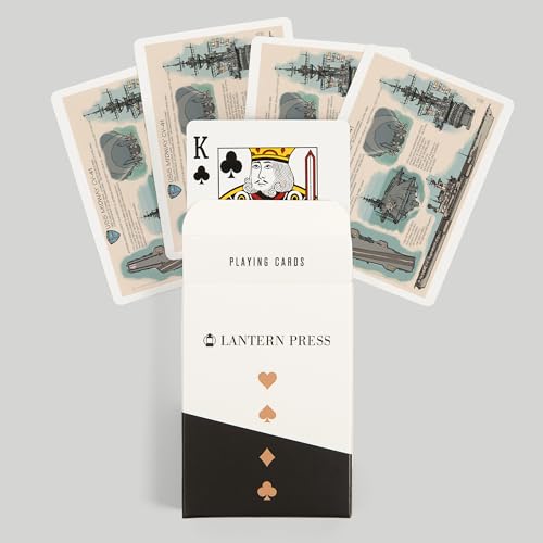 Lantern Press naipes póker 52 cartas para adultos miniatura 6